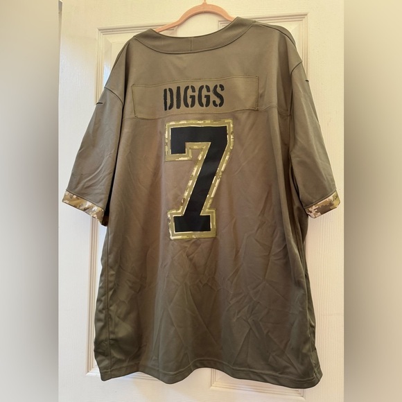 Nike Men's Olive Dallas Cowboys Jersey - Picture 2 of 4